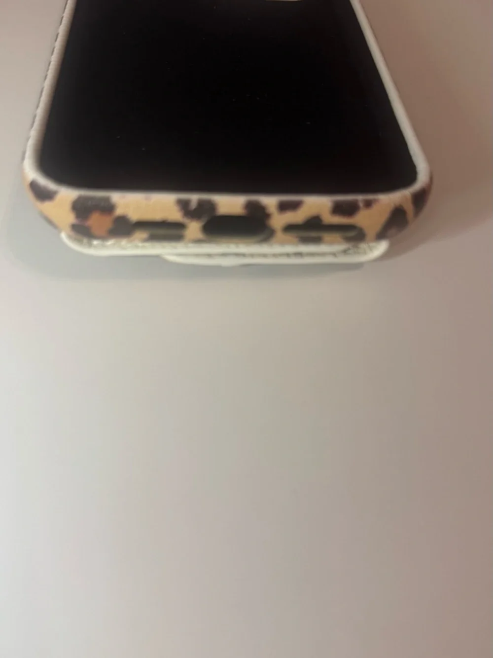 NWT Leopard Print iPhone Wallet Case with Chain Strap; iPhone 15 Pro Max